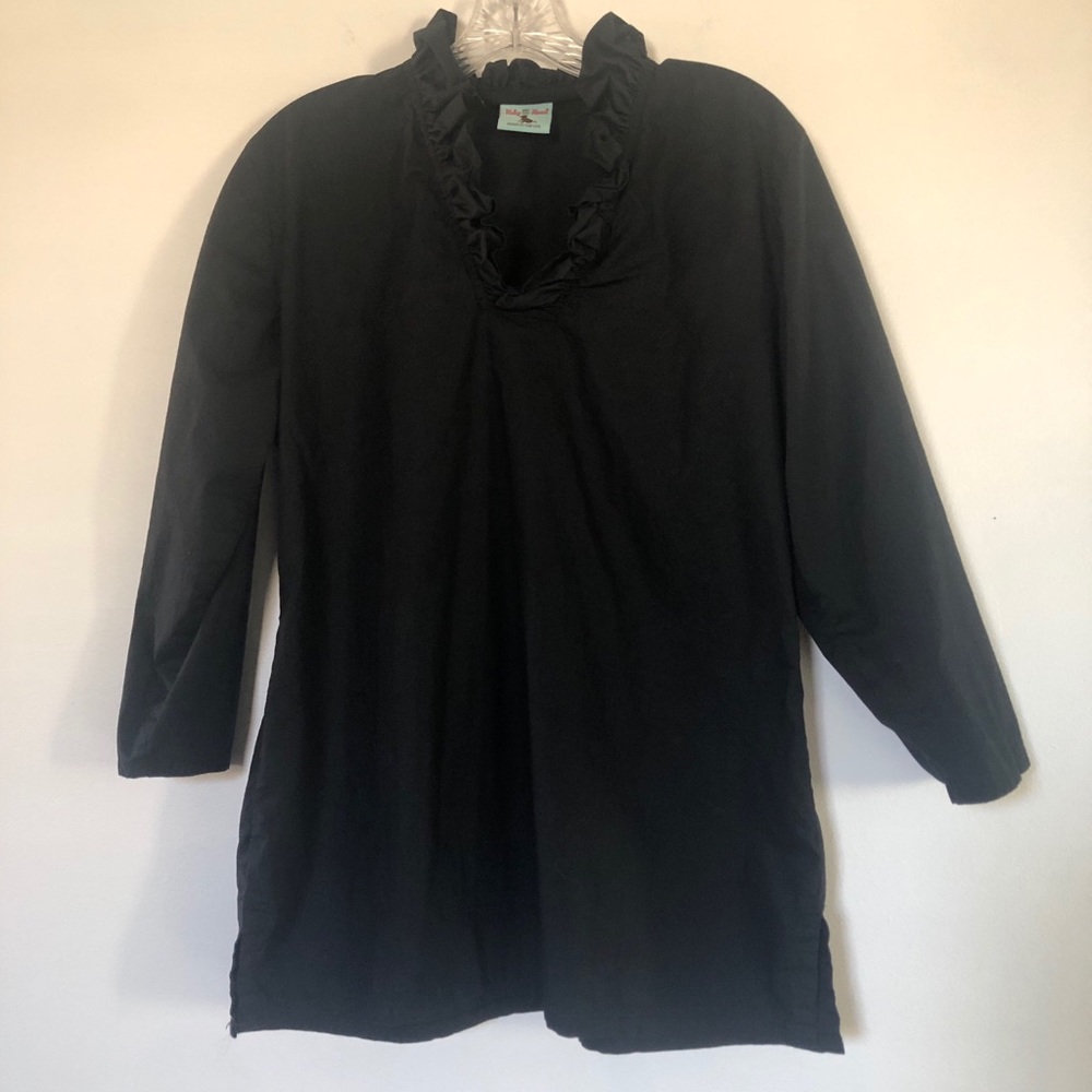 Haley and the Hound Black Parker tunic size large